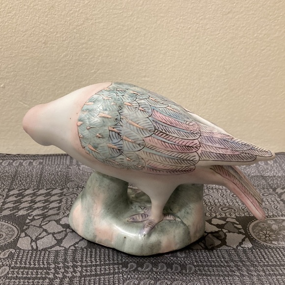 MCM Chinoiserie Indochina hand painted pigeon - Picture 3 of 6